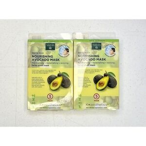 Skin Therapy Earth Therapeutics nourishing Avocado Mask 2 pack (10 MASKS TOTAL)